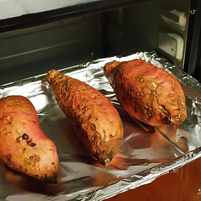 电烤箱版烤红薯，简单易学，零失误