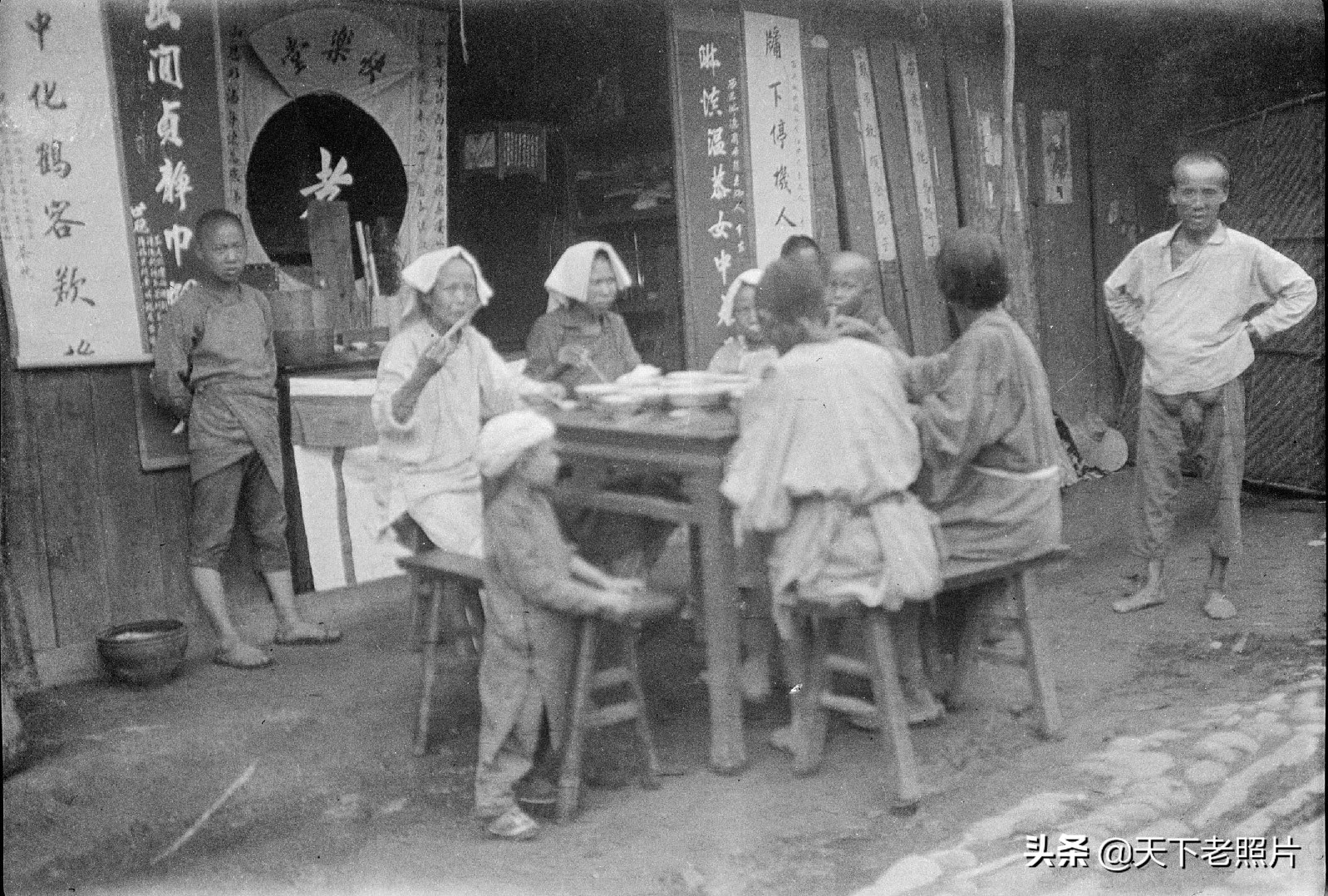 安县属于哪个市(1917年四川安县老照片 百年前的安县景象及人物风貌)