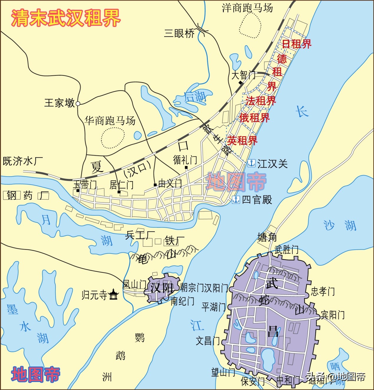 武昌是哪个省的城市(武汉有武昌区、汉阳区，为何没有汉口区？)