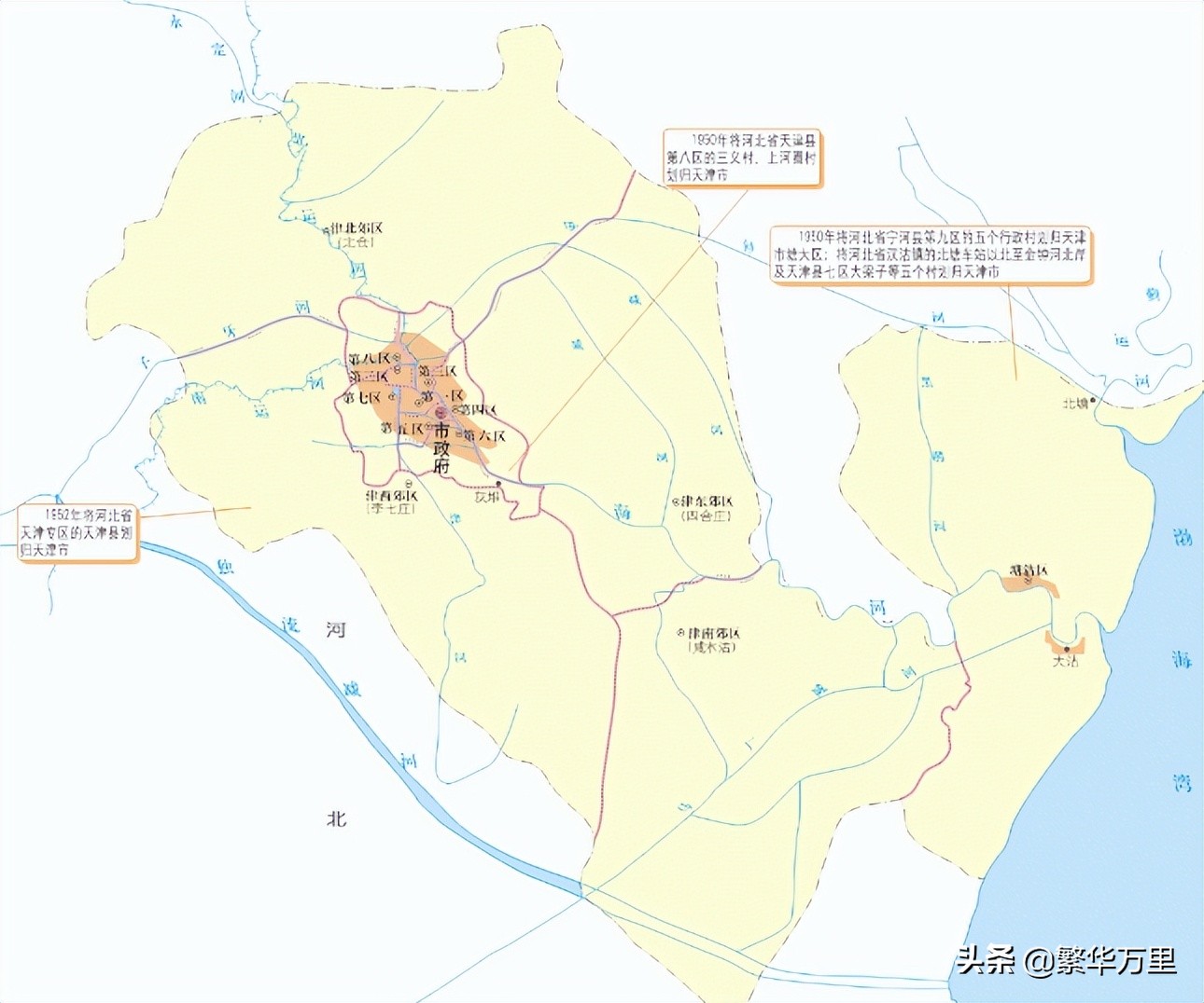 天津属于哪个省（天津市的区划变动，4大直辖市之一，天津市为何有16个区？）
