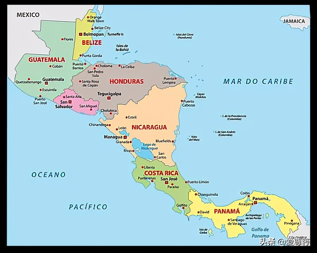 中美洲有哪些国家和地区（你知道中美洲有几个国家和地区？）