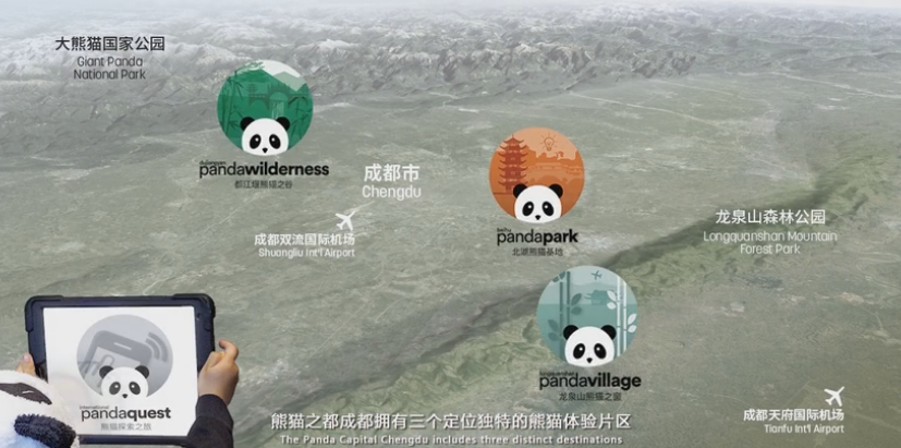 四川成都中国熊猫之都:：三大熊猫基地给你一个不一样的成都