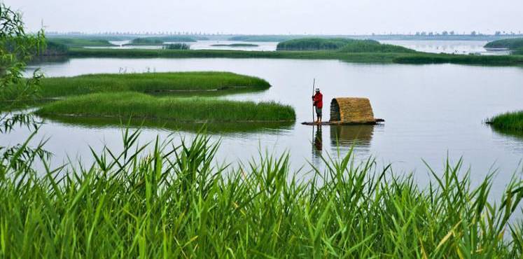河北冀州衡水湖，华北平原上的一颗明珠，碧波荡漾充满闲情野趣