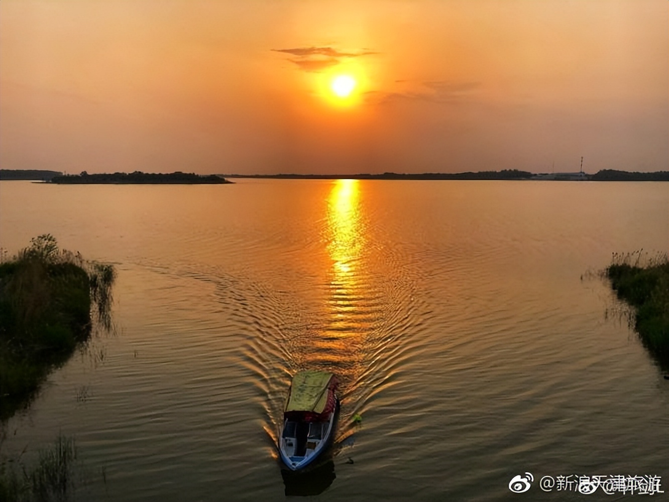 河北冀州衡水湖，华北平原上的一颗明珠，碧波荡漾充满闲情野趣