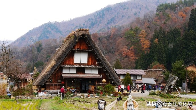 日本独具特色的民居--合掌屋