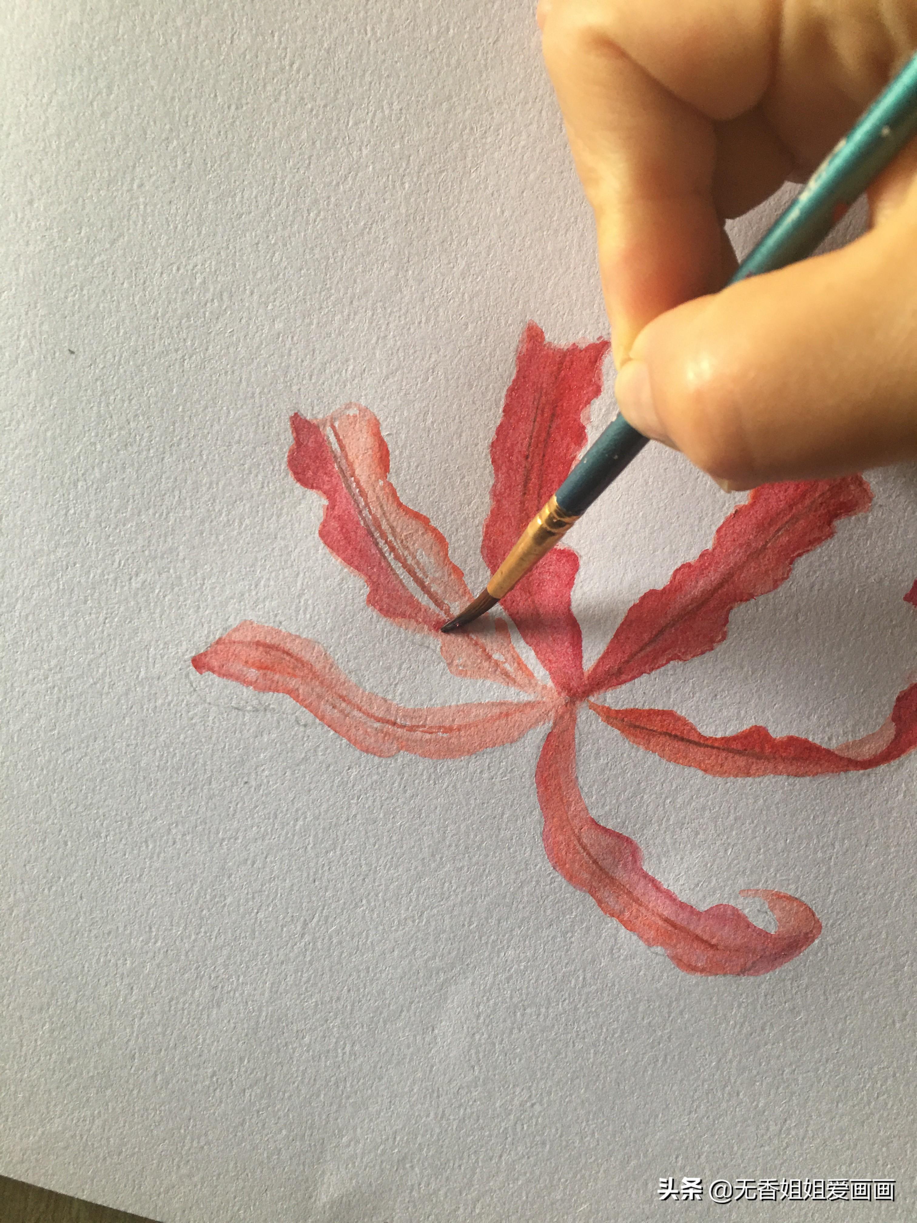 彼岸花怎么画？手把手教你画一朵具有神秘色彩又凄美的彼岸花